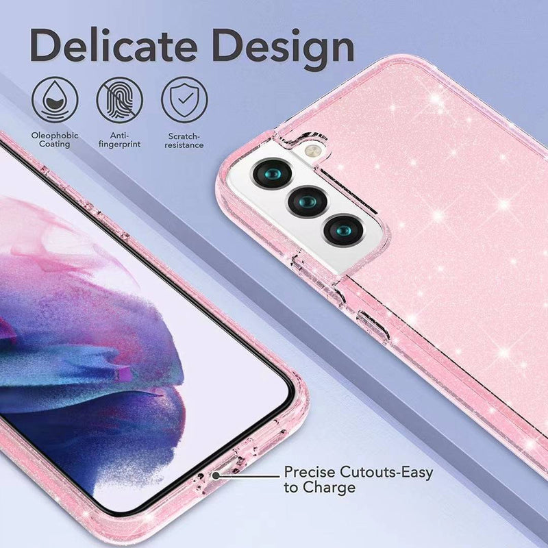 Load image into Gallery viewer, Samsung Galaxy S22/Plus/Ultra Ultimake Glitter Star Flash Clear Transparent Case - Polar Tech Australia