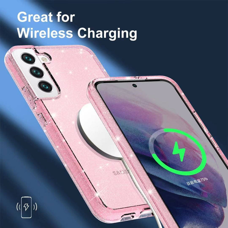 Load image into Gallery viewer, Samsung Galaxy S22/Plus/Ultra Ultimake Glitter Star Flash Clear Transparent Case - Polar Tech Australia