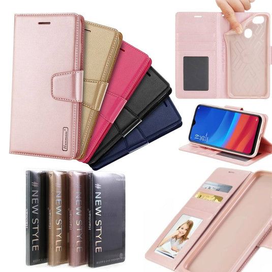 Samsung Galaxy S7 Edge Hanman Premium Quality Flip Wallet Leather Case - Polar Tech Australia