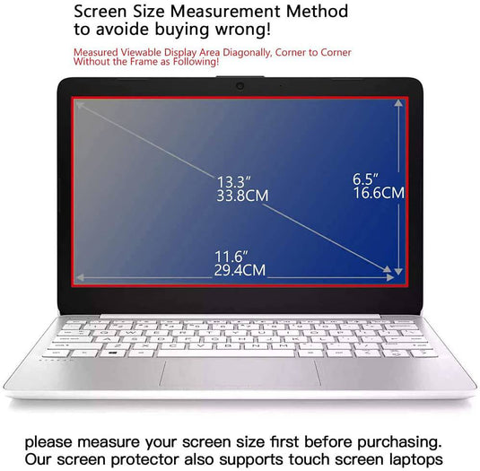 Universal Dell/ASUS/ACER/LENOVO/HP 13 inch 13.3" Laptop Transparent Screen Protector Film - Polar Tech Australia