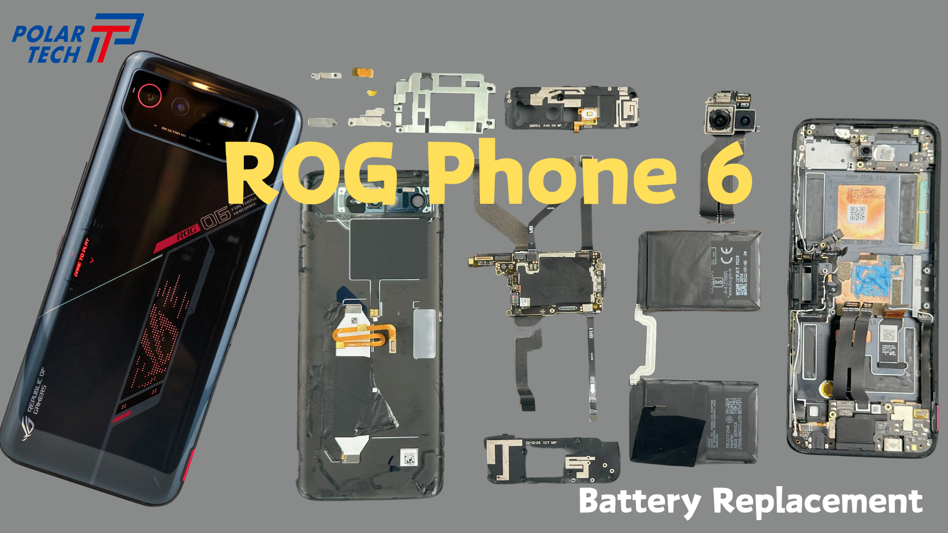 Replacing the Battery of an ASUS ROG Phone 6: A Challenging Task ...