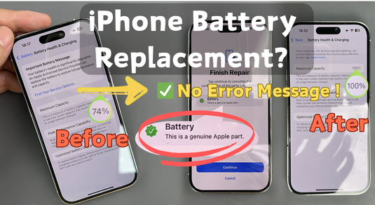 iPhone Battery Error or No Health Info After Replacement？Here’s What to Do!
