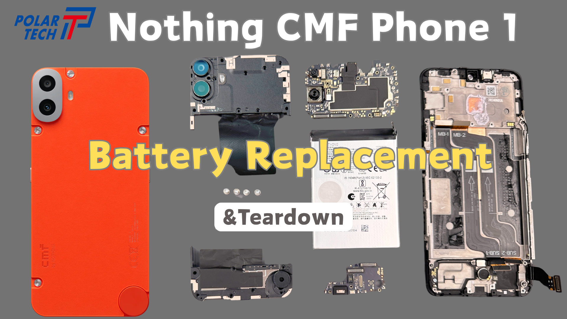 How to Replace the Battery in the Nothing CMF Phone 1 – Full Teardown ...