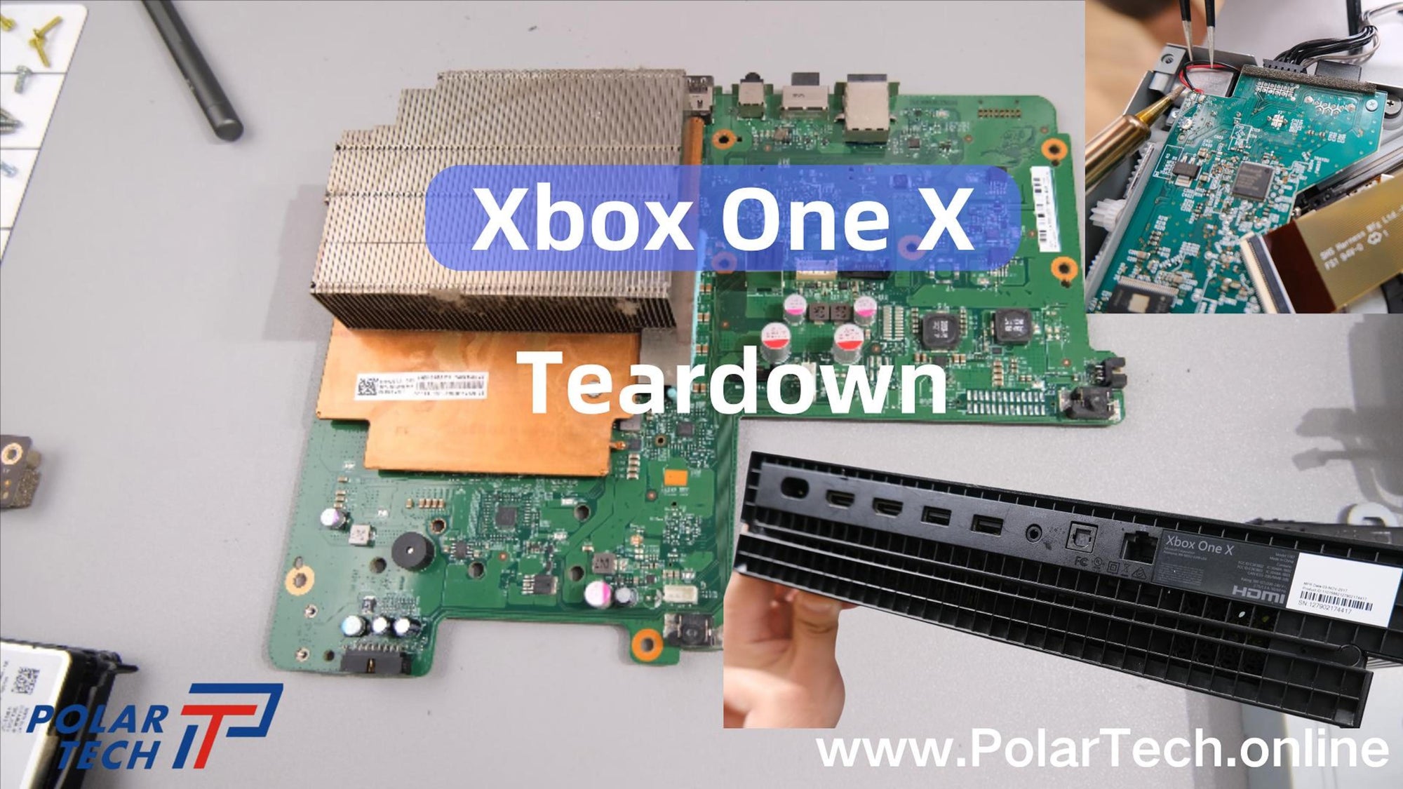 Xbox One X disassemble and repair Tutorial Polar Tech Australia