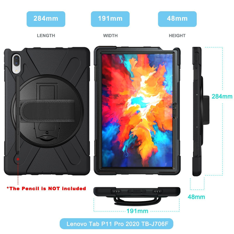 Load image into Gallery viewer, Lenovo Tablet 10.3&quot; Inch Tab M10 FHD Plus (TB-X606) 360 Rotation Heavy Duty Kid Friendly Handle Case - Polar Tech Australia
