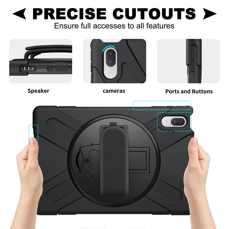 Load image into Gallery viewer, Lenovo Tablet 10.3&quot; Inch Tab M10 FHD Plus (TB-X606) 360 Rotation Heavy Duty Kid Friendly Handle Case - Polar Tech Australia
