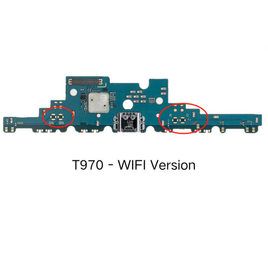 Samsung Galaxy Tab S7 Plus SM-T970 & (SM-T975 / SM-T976B) - Charging Port Connector Sub Board - Polar Tech Australia