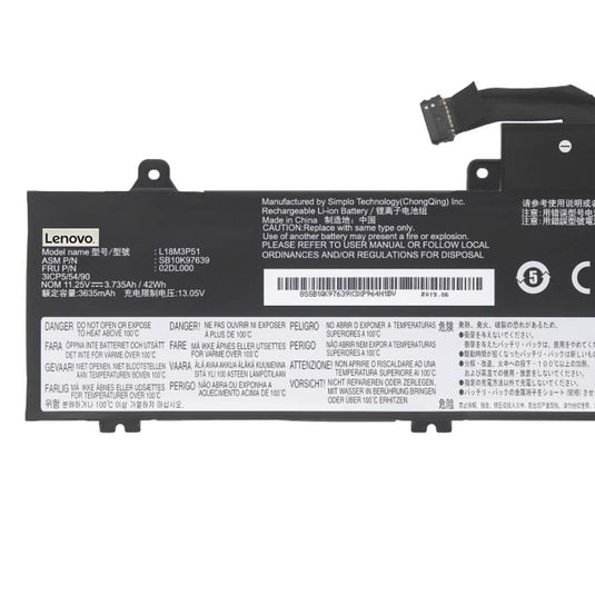 [L18M3P51] Lenovo ThinkPad E490S/E490S-20NGS01P00 Replacement Battery - Polar Tech Australia