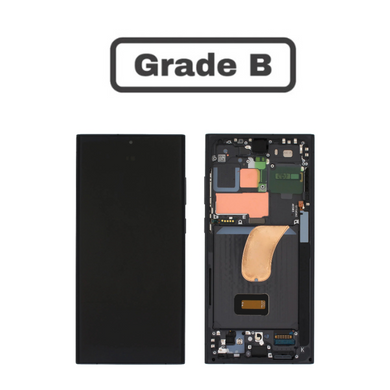 [Grade B][With Frame] Samsung Galaxy S23 Ultra (SM-S918) LCD Touch Digitizer Screen Assembly - Polar Tech Australia