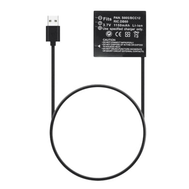 [CGA-S005][USB-A] Ricoh GR GR2GRII GX200 & Panasonic DMC-LX2 LX3 FX8 FX9 - Cameras Dummy Battery - Polar Tech Australia