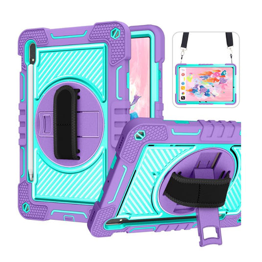 [Built-in Stand] Samsung Galaxy Tab S9 Plus & S9 FE Plus & S10 Plus 12.4" - 360 Degree Rotating Shockproof Protection Case With Hand & Shoulder Strap - Polar Tech Australia