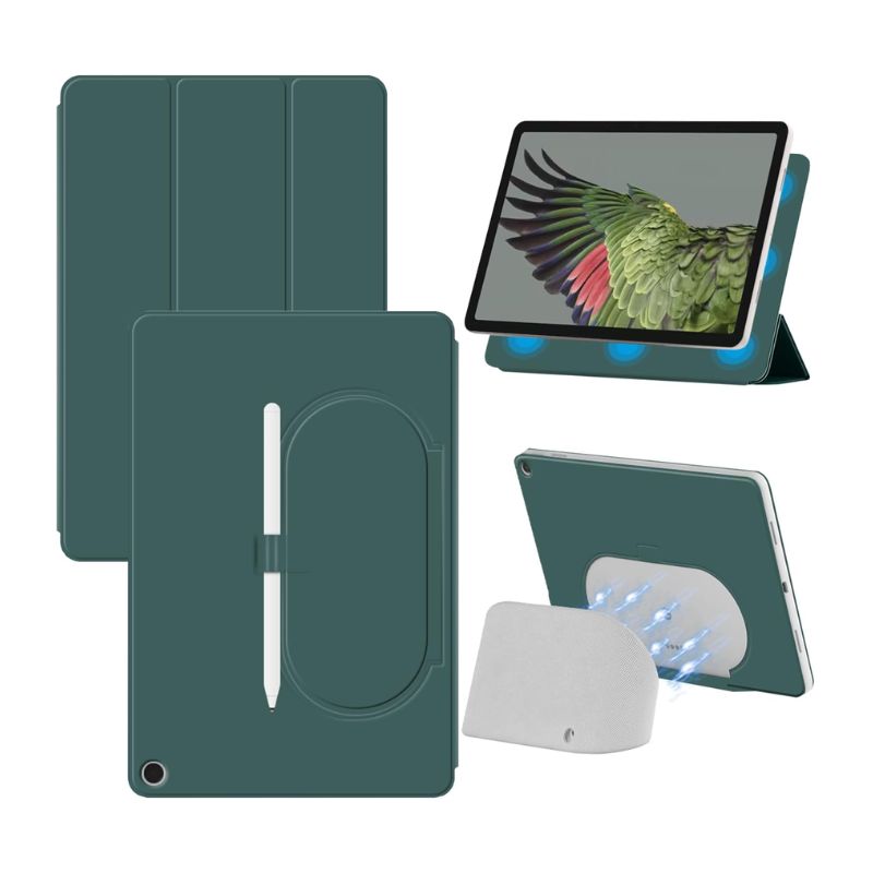 Cargue la imagen en el visor de la galería, Google Pixel Tablet 2023 11“ - Slim Business Filp Cover Magnetic Dual-Sided Leather Case - Polar Tech Australia
