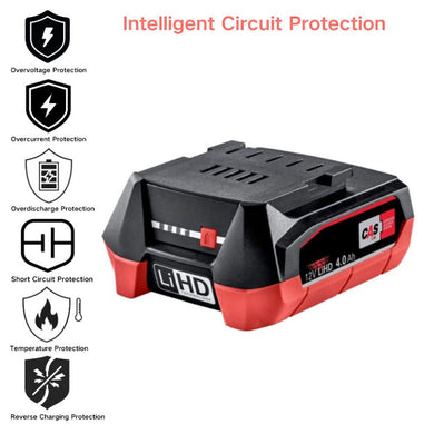 [625349000] Metabo KPA 12 400 (601217850) 12V - Replacement Electrical Tool Li-ion Li-HD Battery - Polar Tech Australia