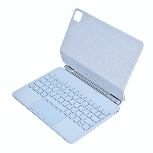 Magic Magnetic Floating Trackpad Wireless 7 Multi-Color Backlit Keyboard Case for Apple iPad 10.9” & 11“ 10/11th Gen (2022/2025)