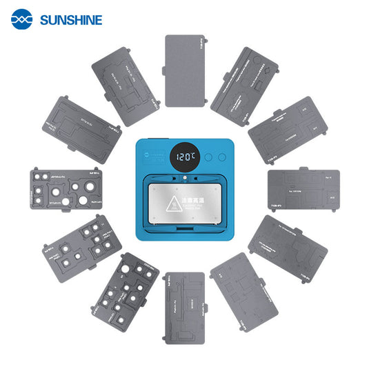 [SS-T12B] 13 in 1 SUNSHINE Intelligent Maintenance iPhone Mainboard Heating Platform