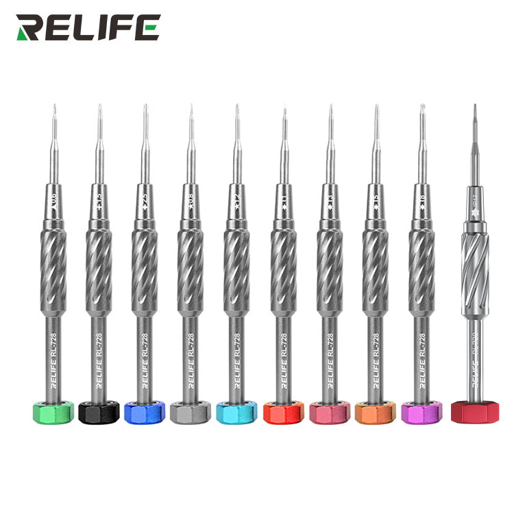 Cargue la imagen en el visor de la galería, [RL-728] Relife RL-728 S2 Steel Strong Magnetic Extra Hard Anti-slip 2D Screwdriver for Phone Repair
