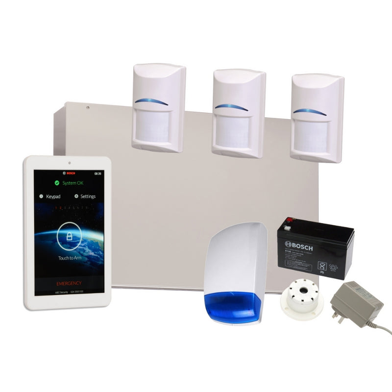 Load image into Gallery viewer, Bosch Alarm System Solution 3000 with 3 TriTech + 7 Touchscreen
