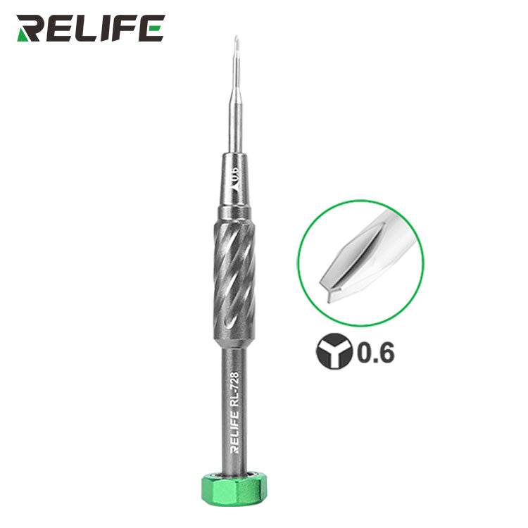 Cargue la imagen en el visor de la galería, [RL-728] Relife RL-728 S2 Steel Strong Magnetic Extra Hard Anti-slip 2D Screwdriver for Phone Repair
