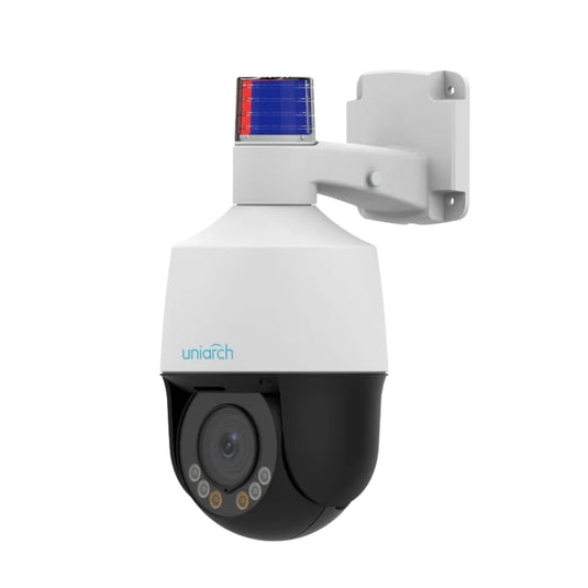 [Unia-IPC-P1E5-AX4PKC] Uniarch MP Active Deterrence PTZ with Mic / Speaker 4x Optical Zoom - Polar Tech Australia