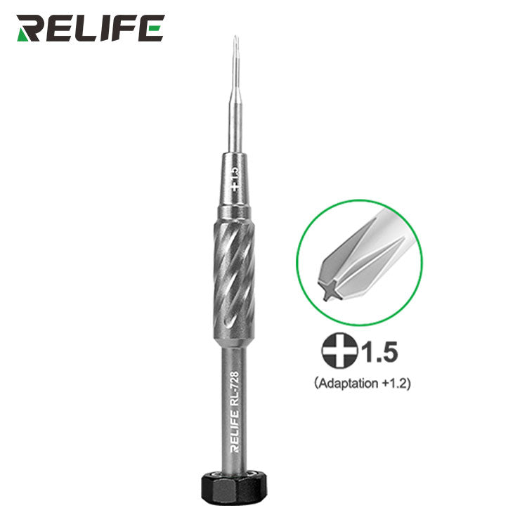Cargue la imagen en el visor de la galería, [RL-728] Relife RL-728 S2 Steel Strong Magnetic Extra Hard Anti-slip 2D Screwdriver for Phone Repair
