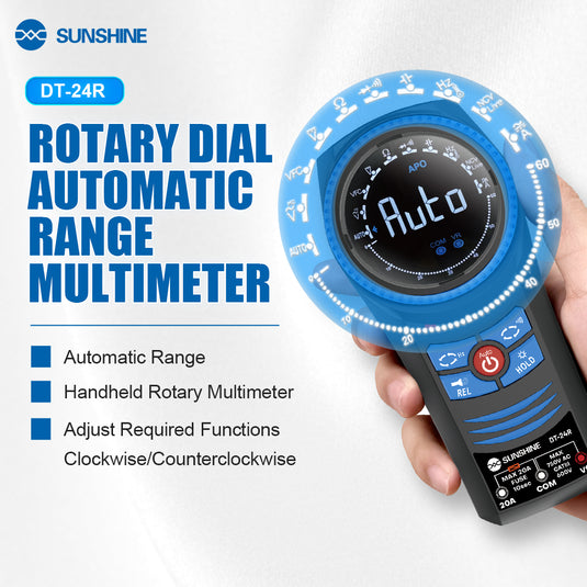 [DT-24R] SUNSHINE Automatic Range Rotary Multimeter - Polar Tech Australia