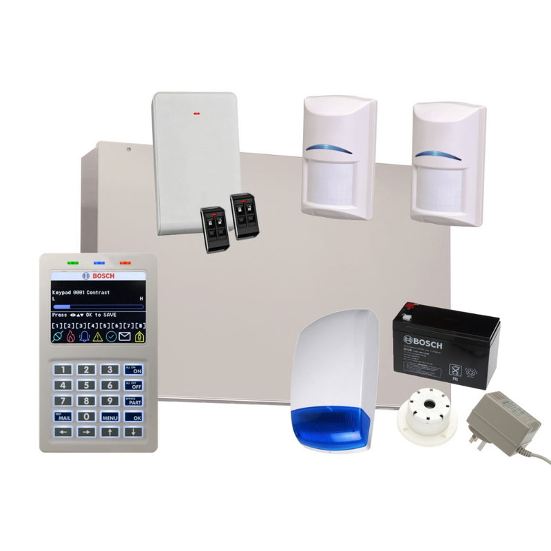 Cargue la imagen en el visor de la galería, Bosch Alarm System Solution 6000 IP Panel with 2 Wireless Tri Tech + Wi-Fi Keypad
