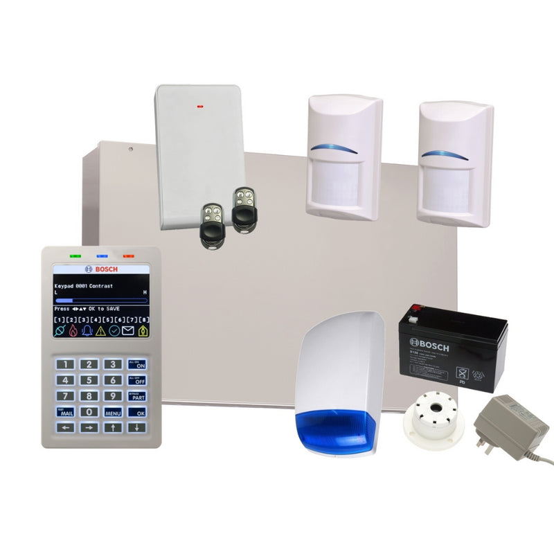 Load image into Gallery viewer, Bosch Alarm System Solution 6000 IP Panel with 2 Wireless PIR + Wi-Fi Keypad
