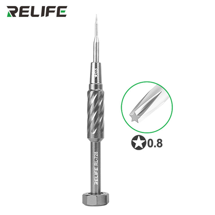 Cargue la imagen en el visor de la galería, [RL-728] Relife RL-728 S2 Steel Strong Magnetic Extra Hard Anti-slip 2D Screwdriver for Phone Repair
