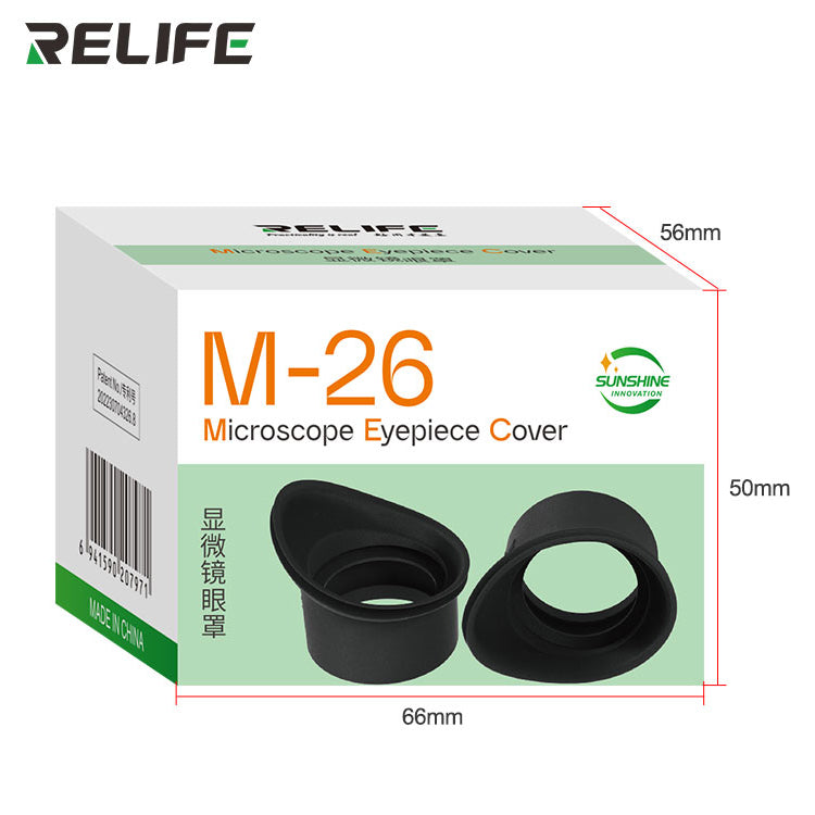 Load image into Gallery viewer, [Pair] [M-26] RELIFE Microscope Eyecup Rubber Eyepiece Eye Covers Guards Shield
