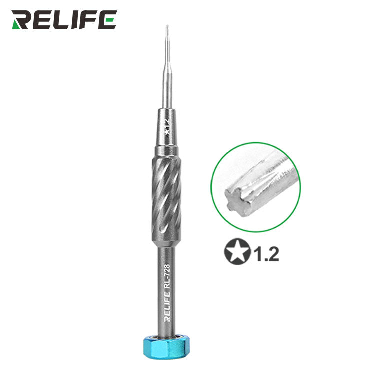 Cargue la imagen en el visor de la galería, [RL-728] Relife RL-728 S2 Steel Strong Magnetic Extra Hard Anti-slip 2D Screwdriver for Phone Repair
