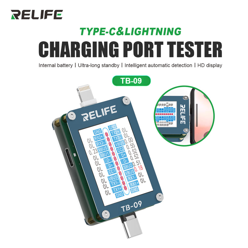 Chargez l&#39;image dans la visionneuse de la galerie, [TB-09] RELIFE Charging Port Tester - Polar Tech Australia
