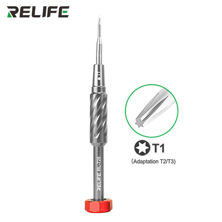 Cargue la imagen en el visor de la galería, [RL-728] Relife RL-728 S2 Steel Strong Magnetic Extra Hard Anti-slip 2D Screwdriver for Phone Repair
