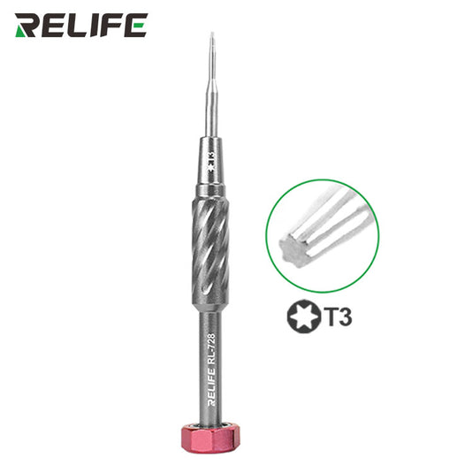 [RL-728] Relife RL-728 S2 Steel Strong Magnetic Extra Hard Anti-slip 2D Screwdriver for Phone Repair