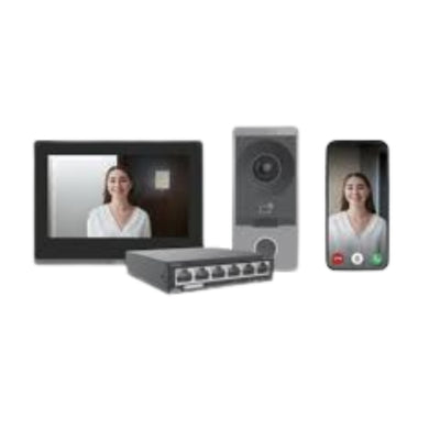 [UNV-KIT201S-327S-W] Uniview IP Intercom Kit White - Polar Tech Australia