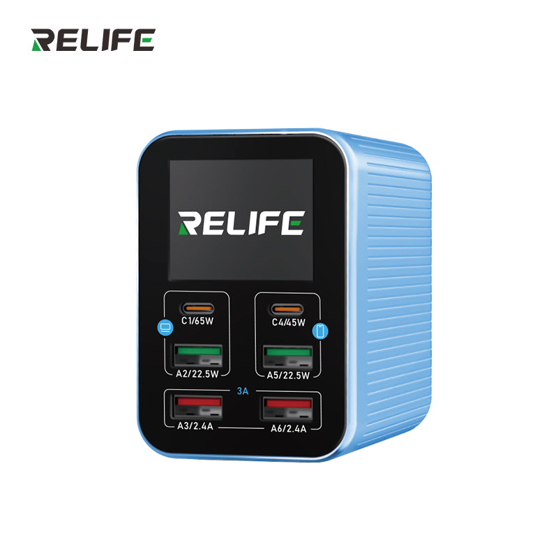 Load image into Gallery viewer, [Q4] RELIFE 72W Smart 6-Port Fast Charger
