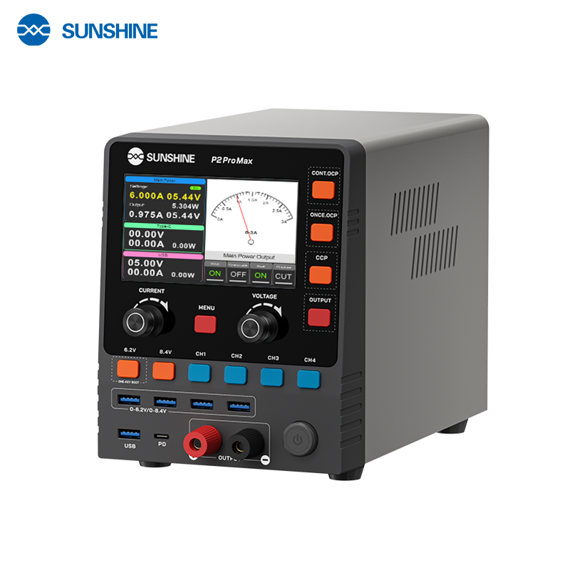 Cargue la imagen en el visor de la galería, [P2 Pro Max] SUNSHINE 330W 4-Segment Storage Channel High Precision Adjustable DC Stabilized Power Supply
