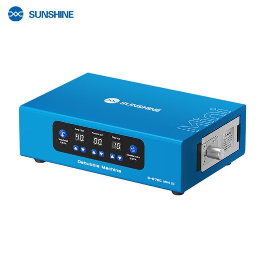 [S-978C] SUNSHINE S-978C Mini V2.0 7-inch Digital Pressure-Adjustable Mini Defoamer for Curved Screen / Flat Screen