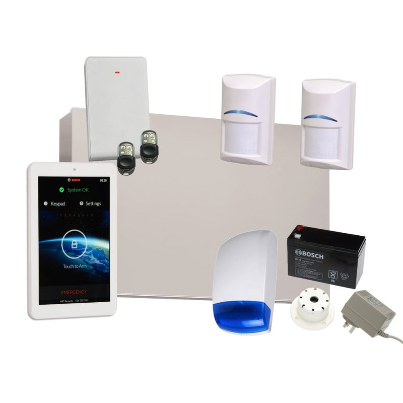 Load image into Gallery viewer, Bosch Alarm System Solution 3000 with 2 Wireless TriTech + 7 Touchscreen
