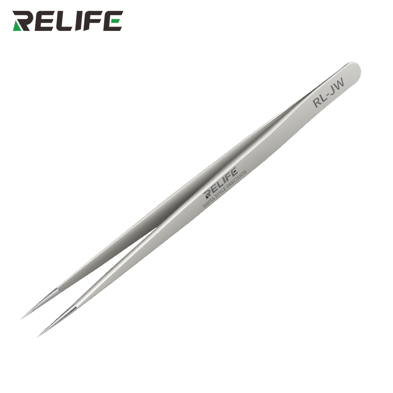 Cargue la imagen en el visor de la galería, [RL-JW] RELIFE High-Precision Non-Magnetic Stainless Steel Flywire Tweezers - Polar Tech Australia
