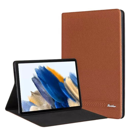 Samsung Galaxy Tab A9 2023 8.7" (SM-X110/X115) - Soft Full Cover Genuine Leather Slim Flip Cover Case - i-Station Mobile Phone & Electronic Device Repair and Accessories