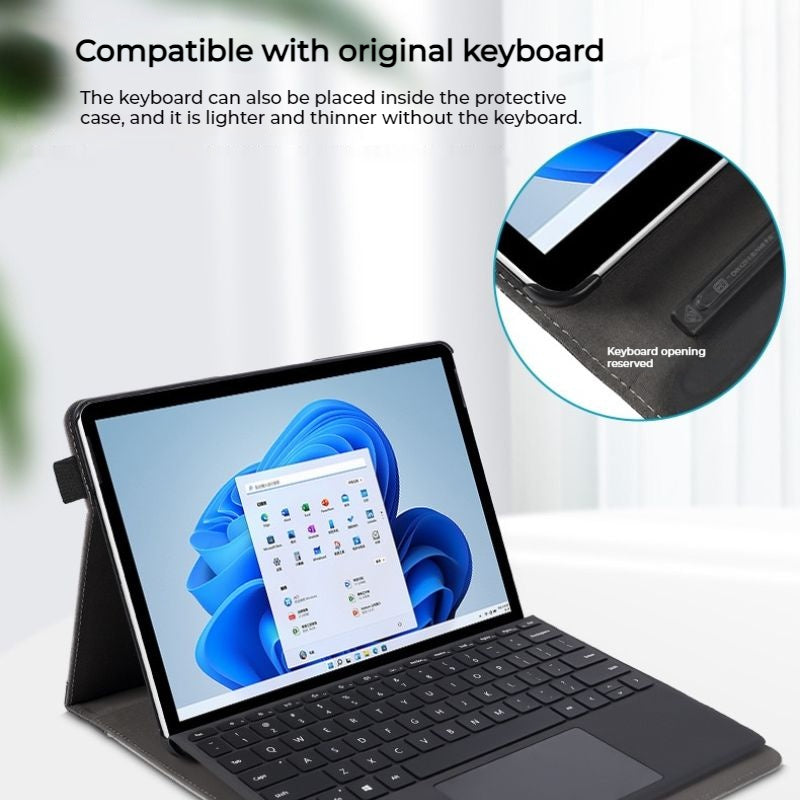 Chargez l&#39;image dans la visionneuse de la galerie, Microsoft Surface Pro 8 (1983) - PU Leather Full Protection Drop Proof Case - i-Station Mobile Phone &amp; Electronic Device Repair and Accessories

