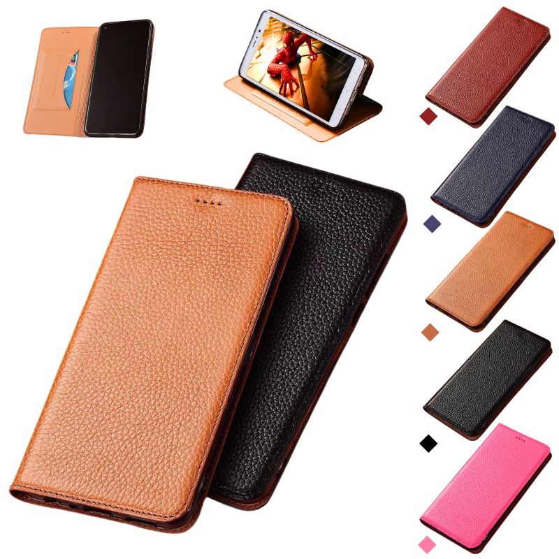Load image into Gallery viewer, [With Card Slot] Asus Zenfone 9 - Full Cover Shockproof Flip Genuine Leather Series Soft Case - Polar Tech Australia
