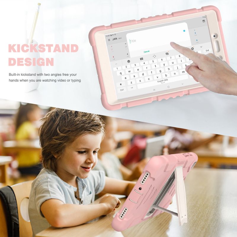 Load image into Gallery viewer, [Built-in Stand] Samsung Galaxy Tab S7 Plus/S8 Plus/S7 FE 12.4&quot; - Full Cover Silicone Shockproof Case - Polar Tech Australia
