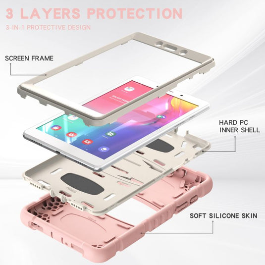 [Built-in Stand] Samsung Galaxy Tab A9 Plus 11’’ 2023 (X210/X215/X216B) - Full Cover Silicone Shockproof Case - Polar Tech Australia