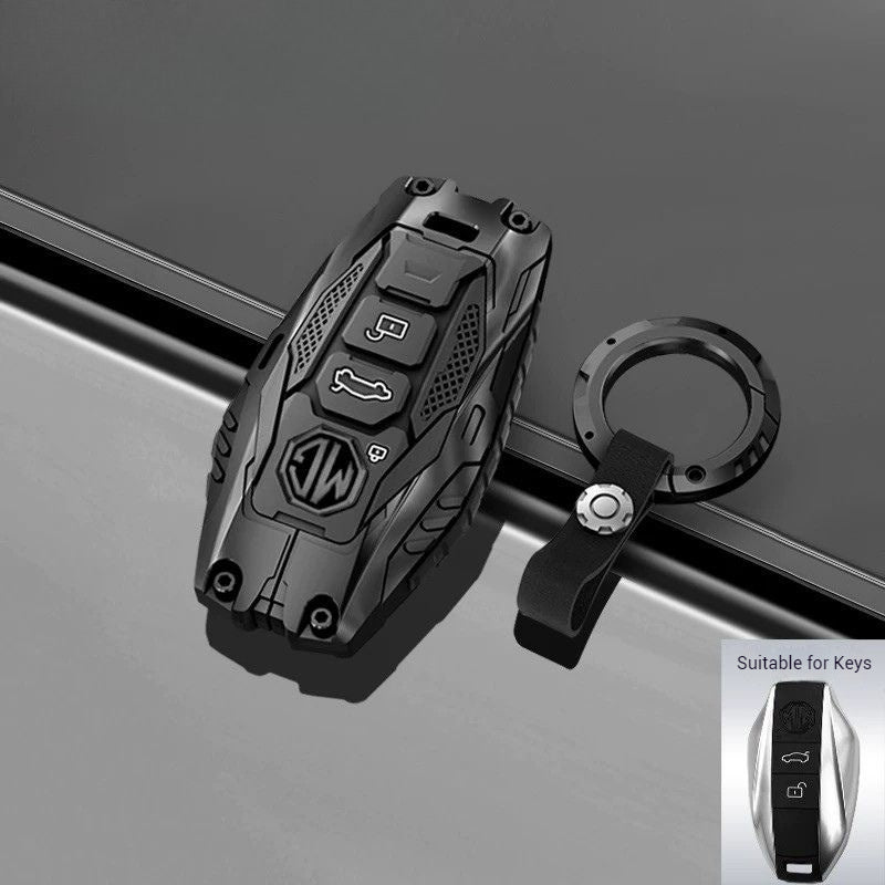Chargez l&#39;image dans la visionneuse de la galerie, MG Mecha Style Smart Remote Control Car Key Fob Case Cover For MG5, MG6, ZST, ZS, HS
