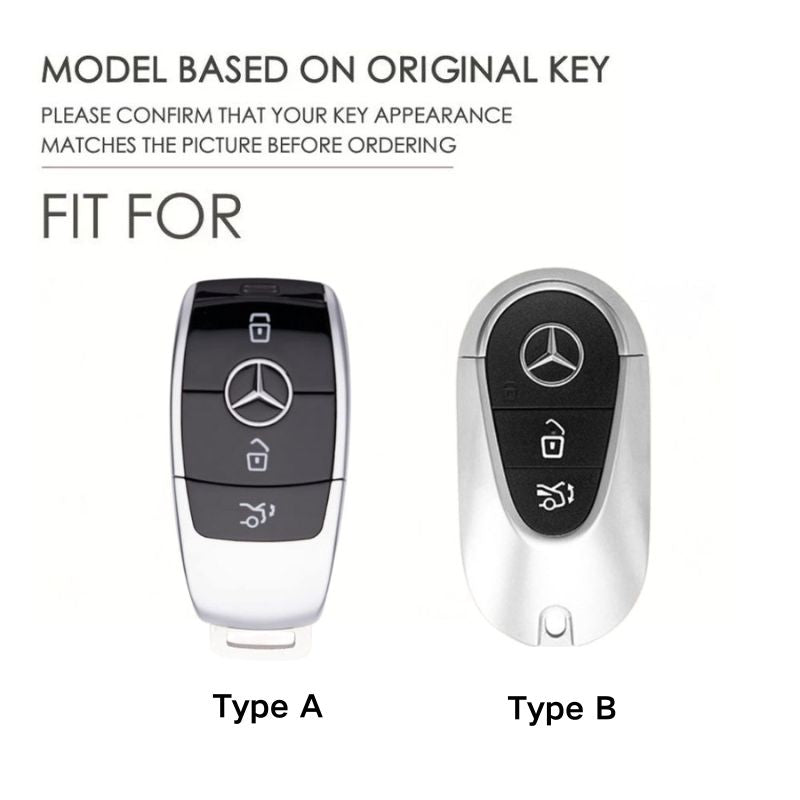 Load image into Gallery viewer, Mercedes Benz Stylish with Cool Shockproof Car Key Fob Protective Case Cover For Benz A, C, E, S, G-Class, GLA, GLB, GLC, GLE, GLS
