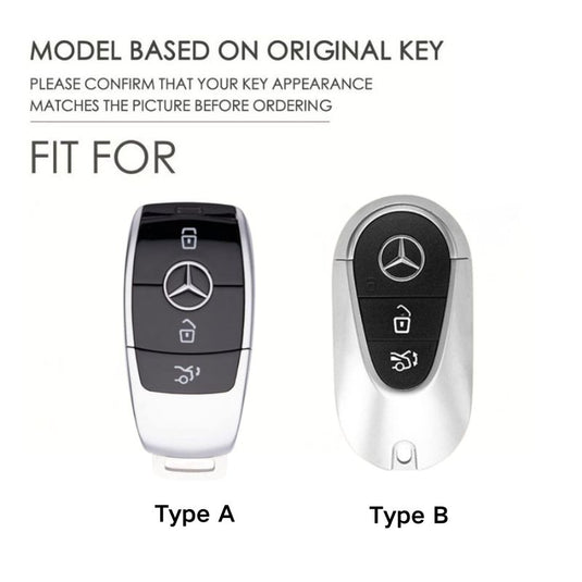 Mercedes Benz Stylish with Cool Shockproof Car Key Fob Protective Case Cover For Benz A, C, E, S, G-Class, GLA, GLB, GLC, GLE, GLS