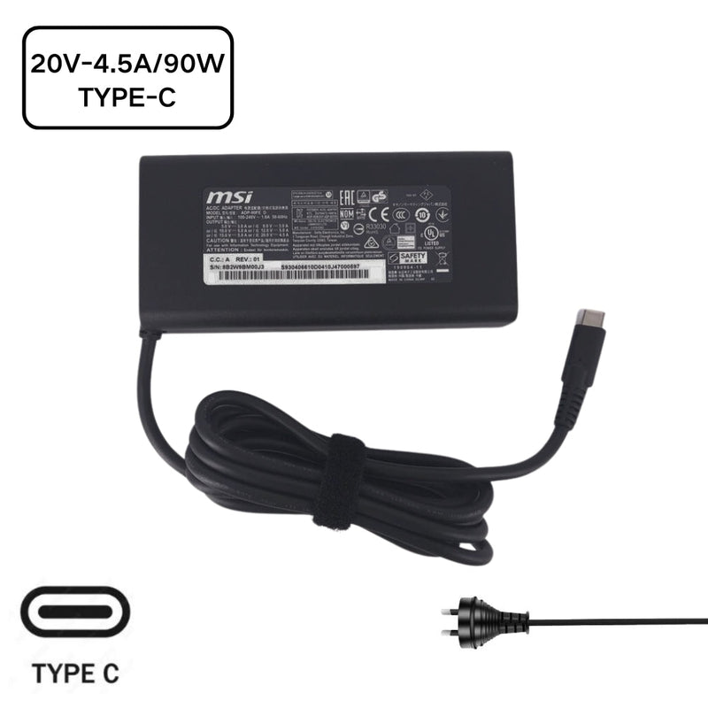 Load image into Gallery viewer, [20V-4.5A/90W][TYPE-C] MSI Prestige 14 15 DELL Latitude 11 5175 5179 7275 7370 5280 5480 5580 7280 7480 7380 XPS 12 9250 Laptop AC Power Supply Adapter Charger - Polar Tech Australia
