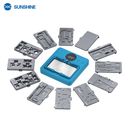 [SS-T12B] 13 in 1 SUNSHINE Intelligent Maintenance iPhone Mainboard Heating Platform