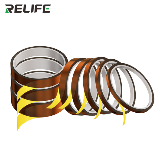 [HX4] Relife High Temperature Kapton Tape with Multiple Sizes for Electronics Repair